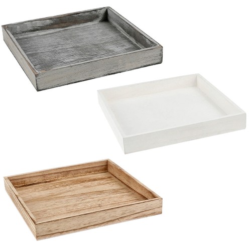 Deko holz tablett servier - deko,