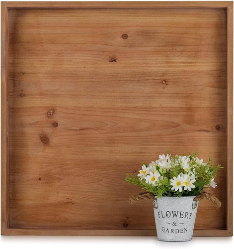 Serviertablett holz 54cm - serviertablett,